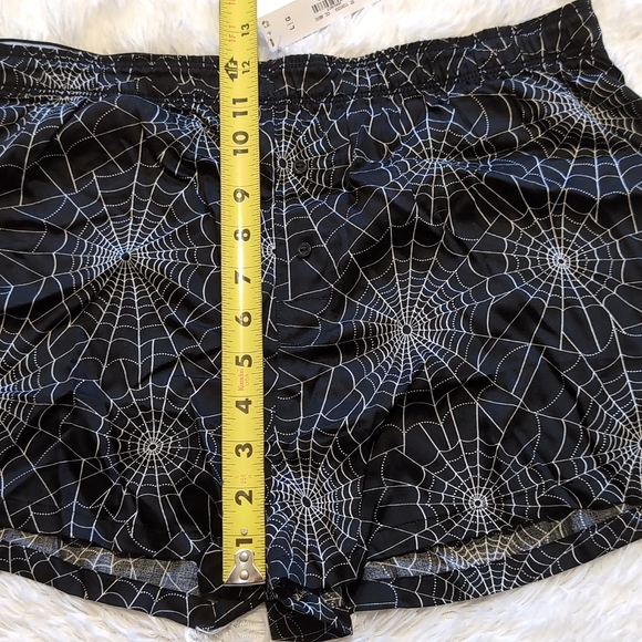 NWT VS Pink Spiderweb Tencel Shorts - Silky Black/White - Picture 14 of 15